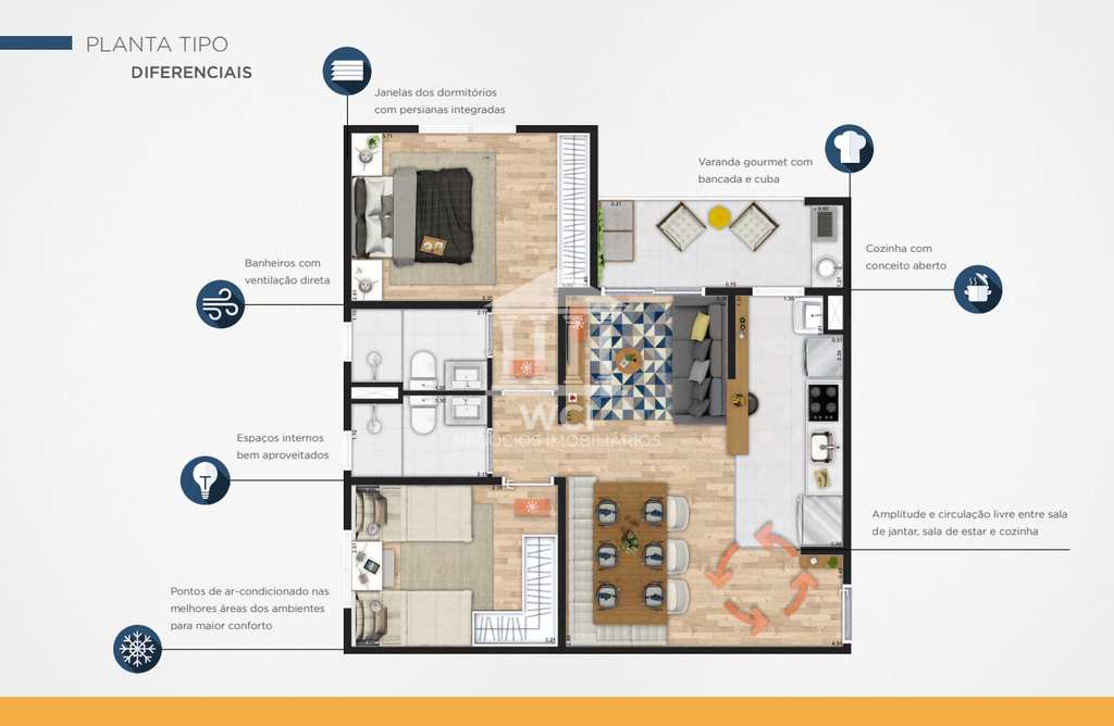 Apartamento em Paulínia, no bairro Santa Terezinha