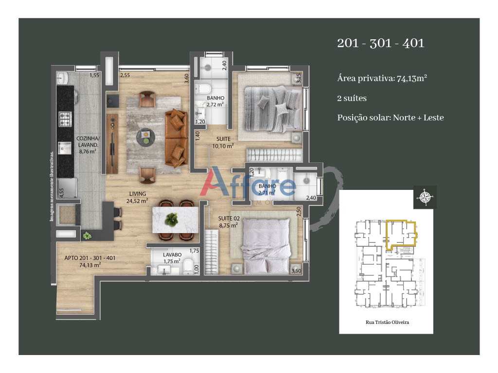 Apartamento em Gramado, no bairro Floresta