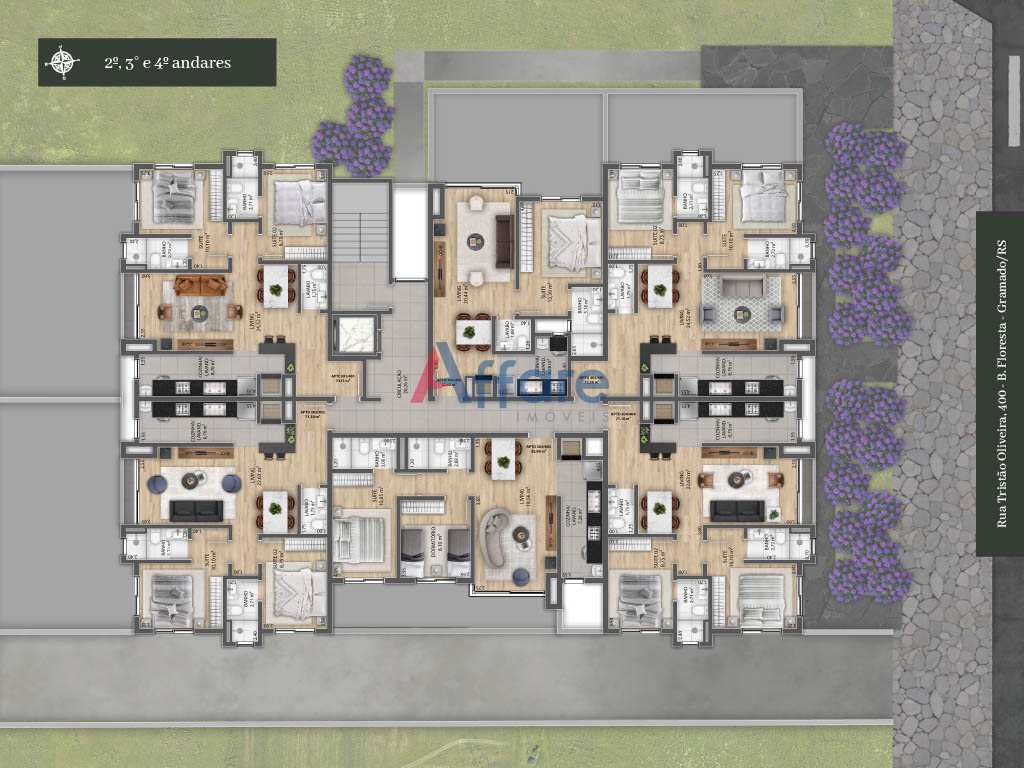 Apartamento em Gramado, no bairro Floresta