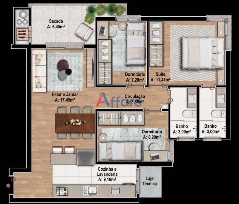 Apartamento em Caxias do Sul, no bairro Pio X