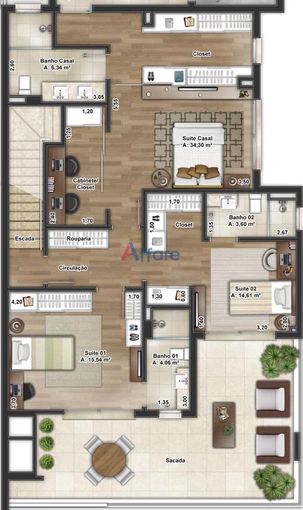 Apartamento em Caxias do Sul, no bairro Exposição