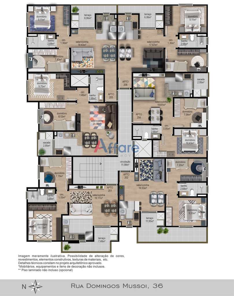 Apartamento em Caxias do Sul, no bairro Cidade Nova