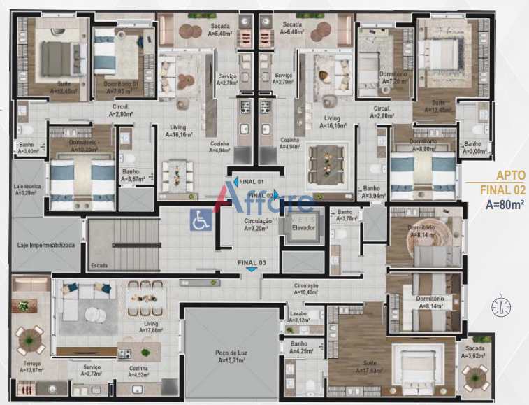 Apartamento em Caxias do Sul, no bairro Rio Branco
