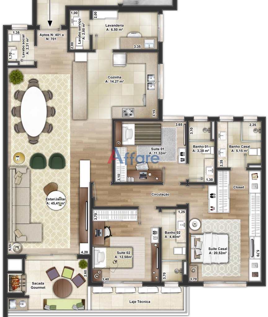 Apartamento em Caxias do Sul, no bairro Exposição