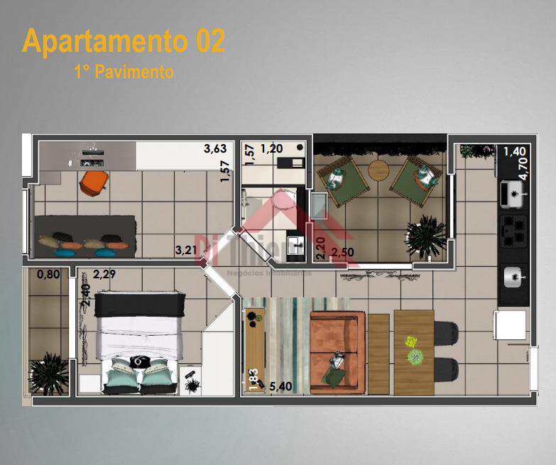 Empreendimento em Santo André, no bairro Campestre