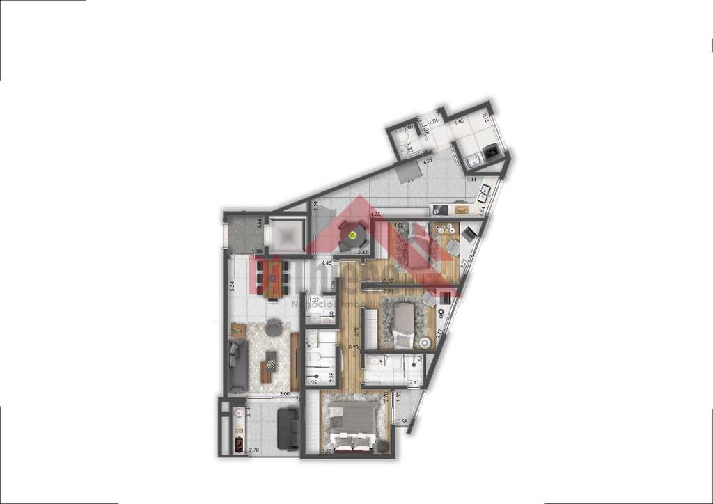 Apartamento em São Caetano do Sul, no bairro Jardim São Caetano