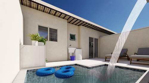 Casa, código 287 em Itanhaém, bairro Cibratel II