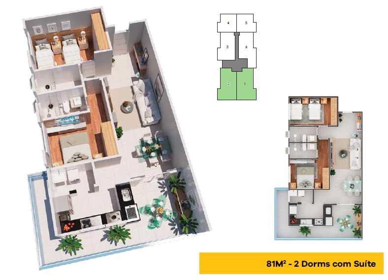 Apartamento em Mongaguá, no bairro Centro