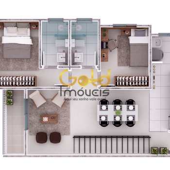 Apartamento em São Carlos, bairro Vila Monteiro (Gleba I)