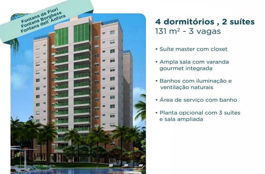 Apartamento em Campinas, no bairro Galleria Condominio Acqua Galleira