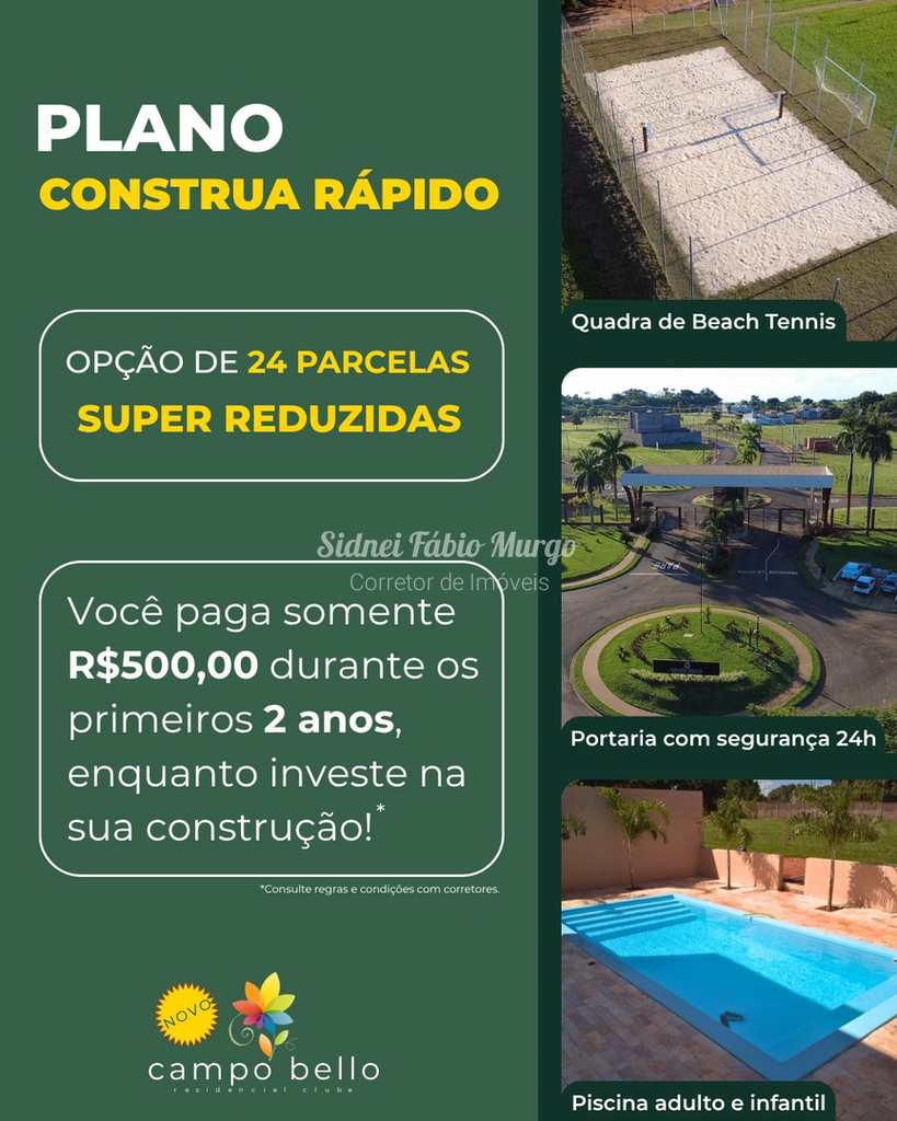 Terreno de Condomínio em Birigui, no bairro Condomínio Campo Bello