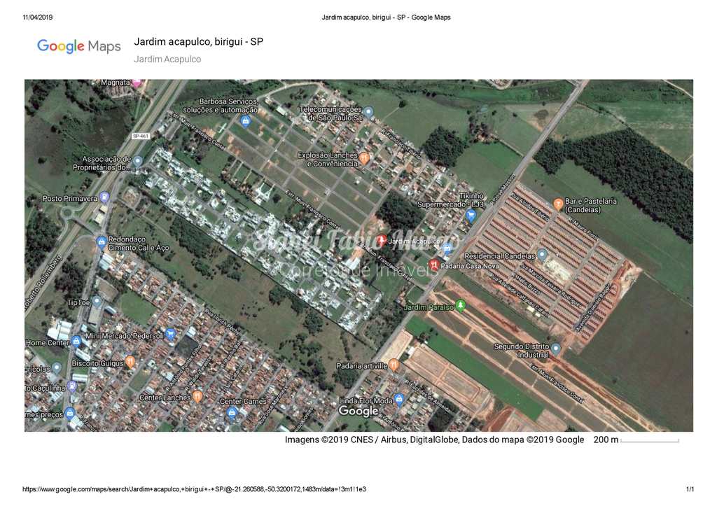 Loteamento Comercial em Birigui, no bairro Jardim Acapulco