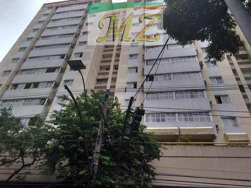 Flat, código 1508 em Santos, bairro Gonzaga