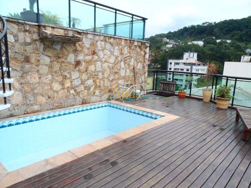 Penthouse com 3 quartos, Enseada, Guarujá - R$ 600 mil, Cod: 358