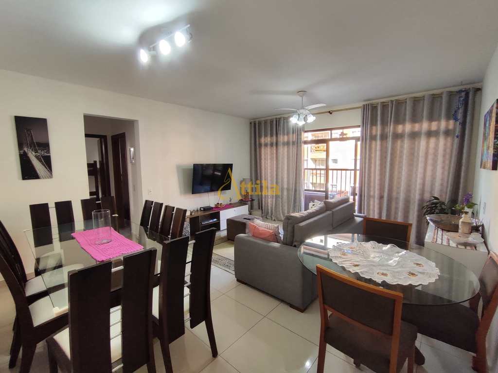 Apto reformado, 3 dorms., sacada, 1 vaga, Enseada