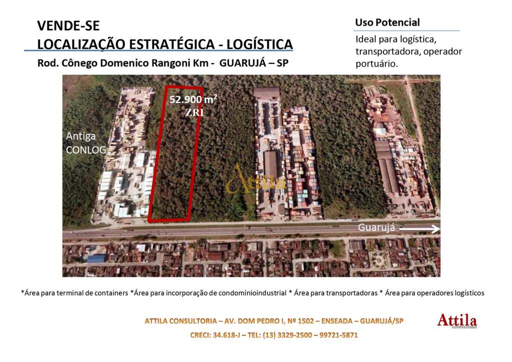Área, Vila Áurea (Vicente de Carvalho), Guarujá - R$ 116 mi, Cod: 6514