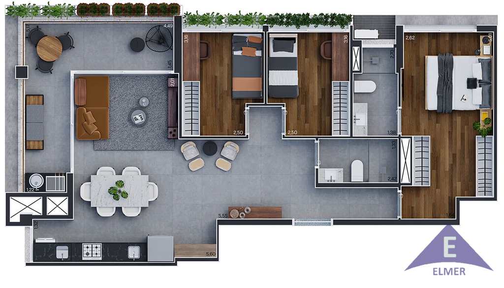 Apartamento em São Paulo, no bairro Pinheiros