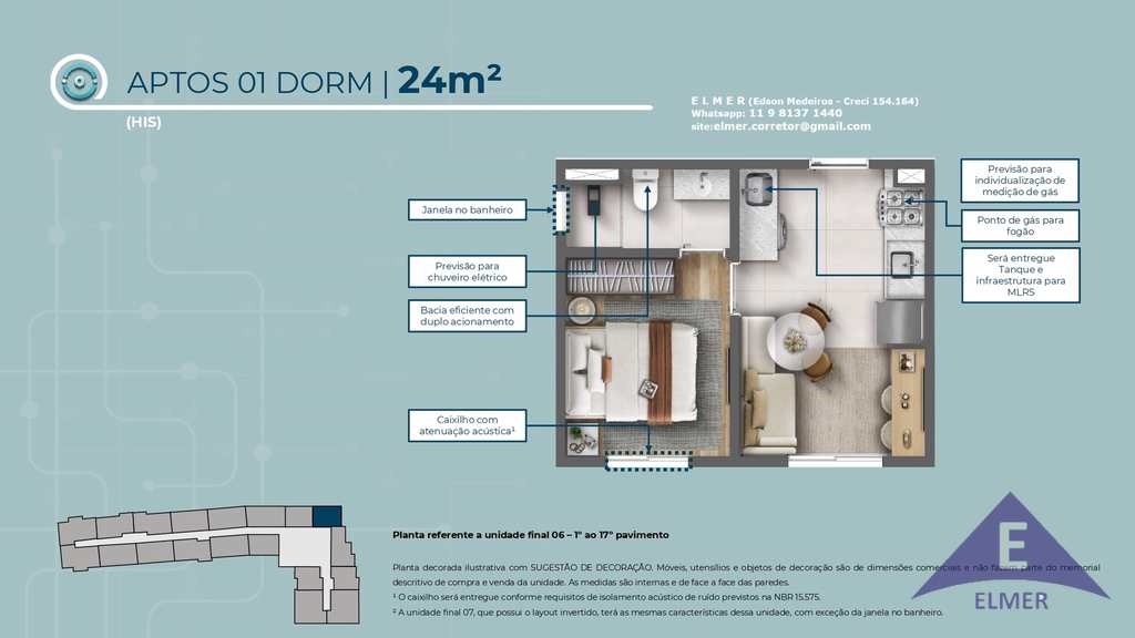 Apartamento em São Paulo, no bairro Parada Inglesa