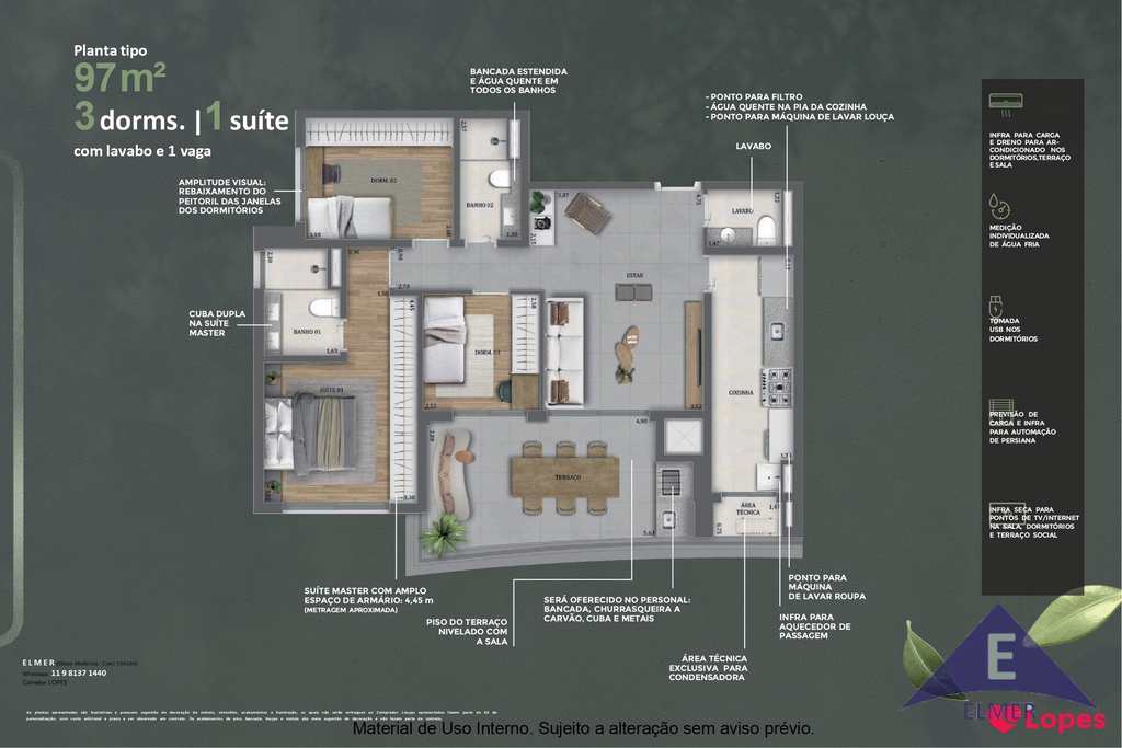 Empreendimento em Palmeiras de São Paulo, no bairro Água Branca