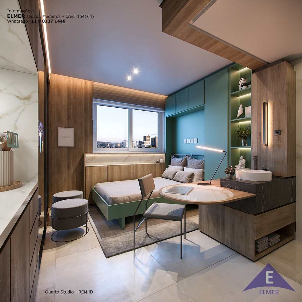 Studio em São Paulo, no bairro Água Branca