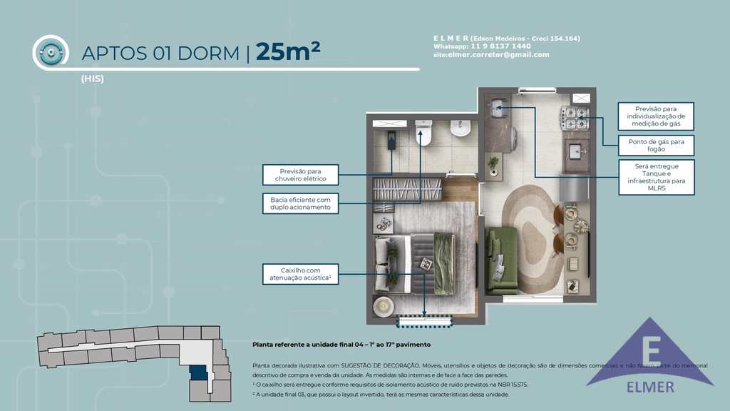 Apartamento em São Paulo, no bairro Parada Inglesa