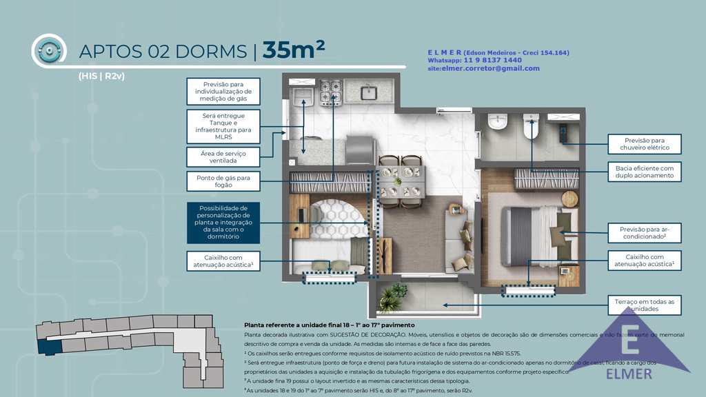 Apartamento em São Paulo, no bairro Parada Inglesa