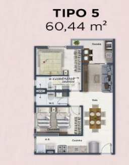 Apartamento em Praia Grande, no bairro Boqueirão