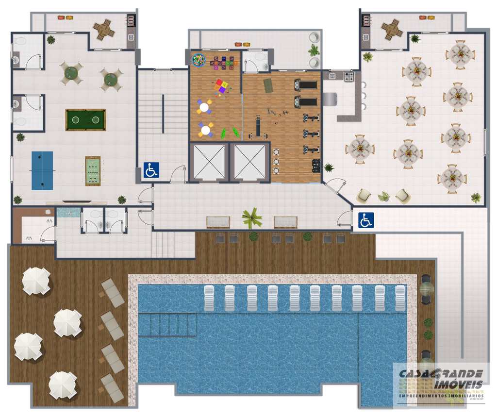 Apartamento em Praia Grande, no bairro Ocian