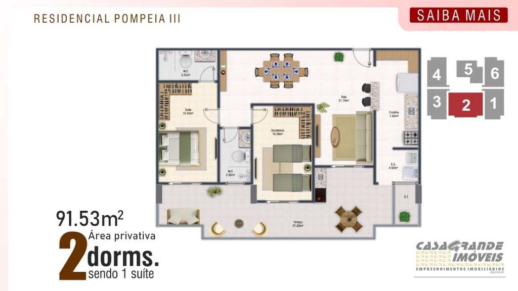 Apartamento em Praia Grande, no bairro Ocian
