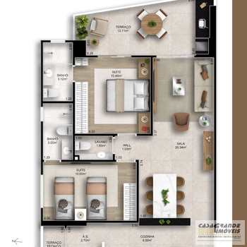 Apartamento em Praia Grande, bairro Aviação