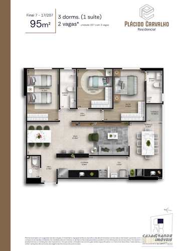 Apartamento, código 7546 em Praia Grande, bairro Aviação