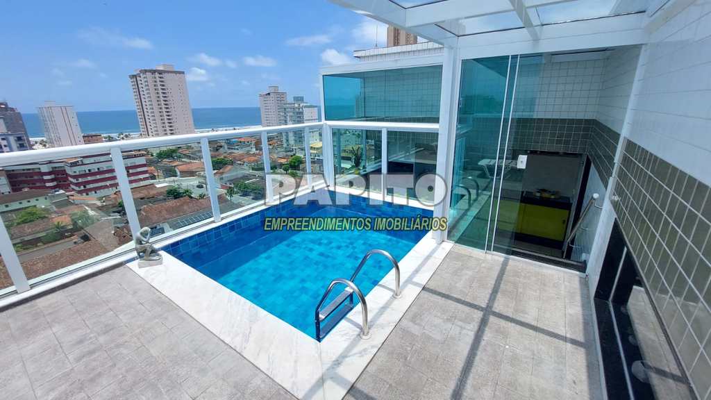 Cobertura em Praia Grande, no bairro Mirim
