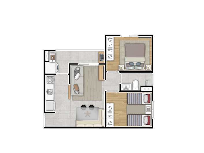 Apartamento em Cotia, no bairro Parque Rincão