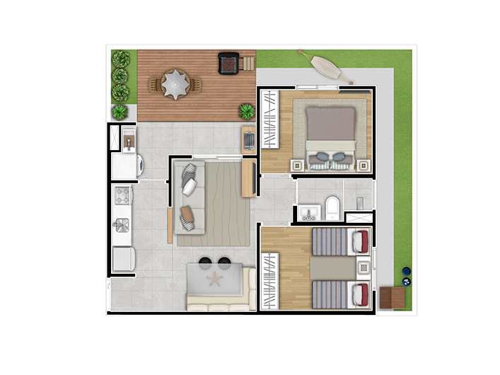 Apartamento em Cotia, no bairro Parque Rincão