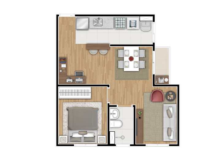 Apartamento em Cotia, no bairro Parque Rincão