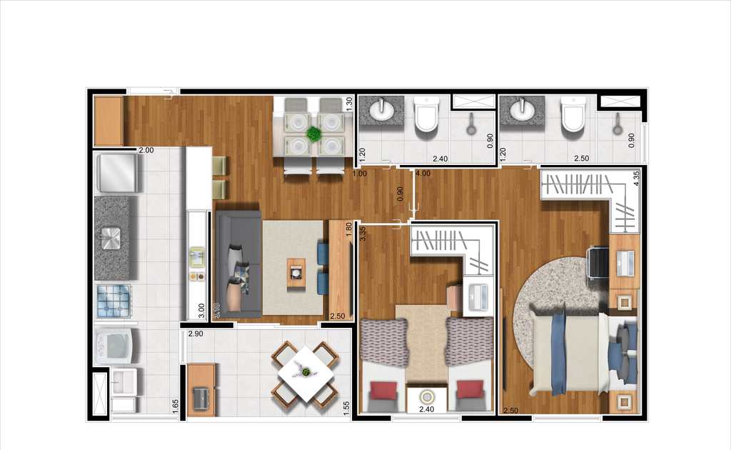 Apartamento em Barueri, no bairro Vila Londrina Votupoca