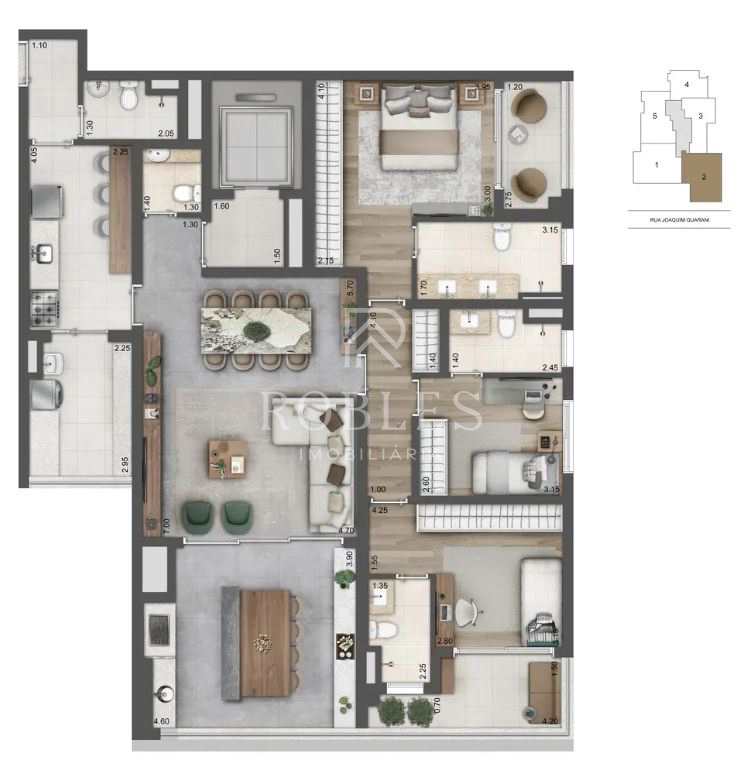 Apartamento em São Paulo, no bairro Brooklin