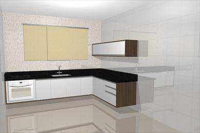 Apartamento em Santos, no bairro Boqueirão