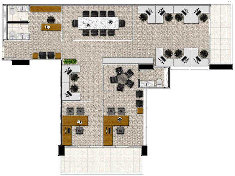 Conjunto Comercial em Santos, no bairro Centro