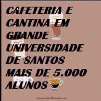 Cantina em Santos, bairro Encruzilhada