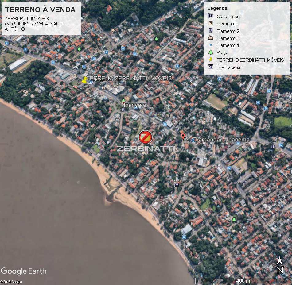 Terreno Comercial em Porto Alegre, no bairro Ipanema