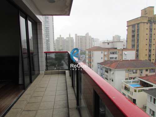 Apartamento, código 611 em Santos, bairro Embaré