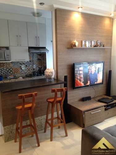 Apartamento, código 69 em Diadema, bairro Canhema