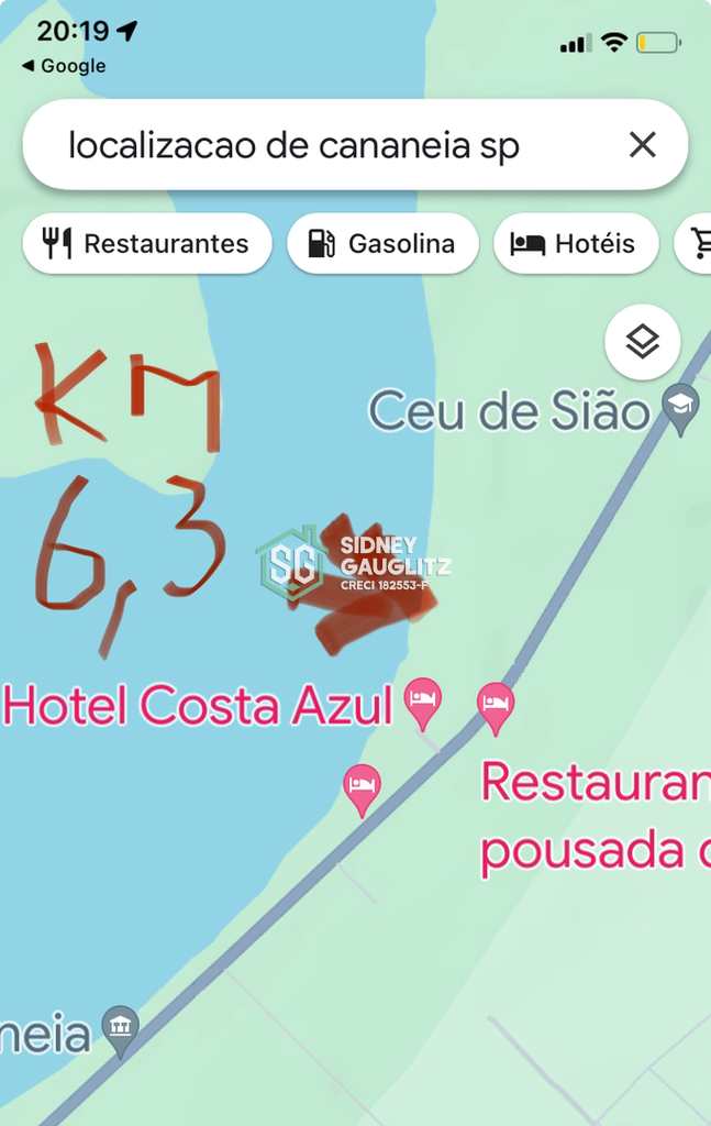Chácara em Cananéia, no bairro Centro