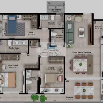 Apartamento em Palmas, bairro Graciosa - Orla 14
