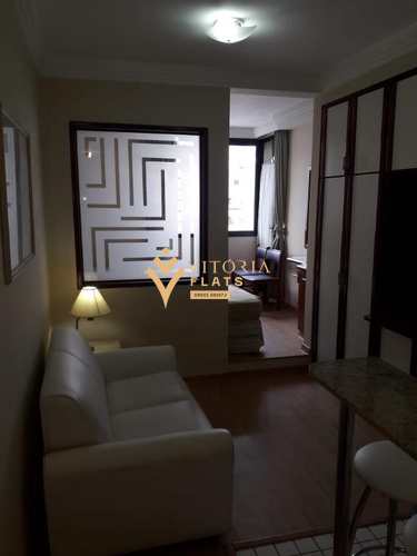 Flat, código 64235957 em São Paulo, bairro Cerqueira César