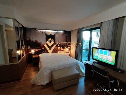 Flat, código 64004305 em São Paulo, bairro Indianópolis
