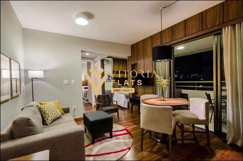 Flat, código 63365029 em São Paulo, bairro Brooklin Novo