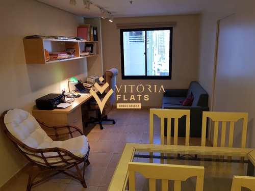 Flat, código 64426503 em São Paulo, bairro Moema