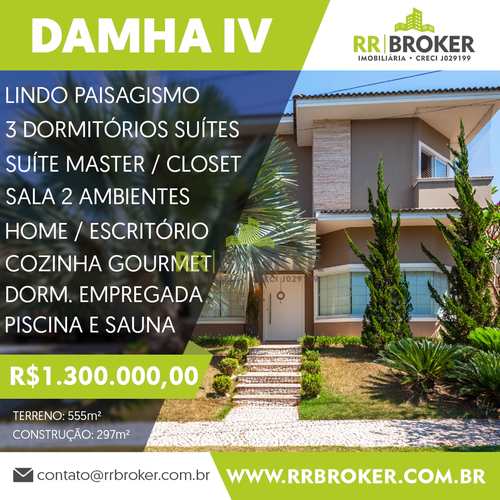 Casa de Condomínio, código 388 em São José do Rio Preto, bairro Parque Residencial Damha IV